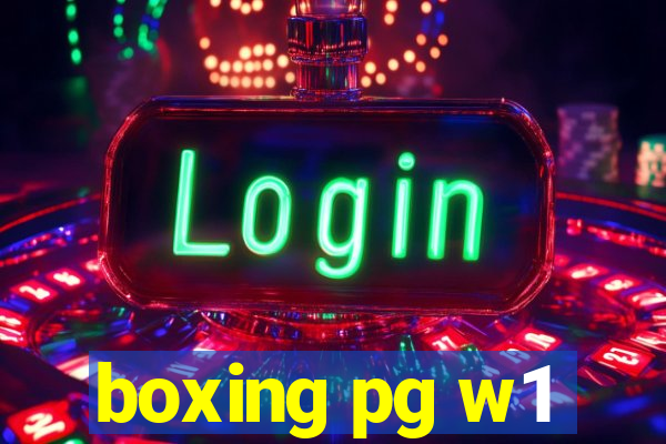 boxing pg w1